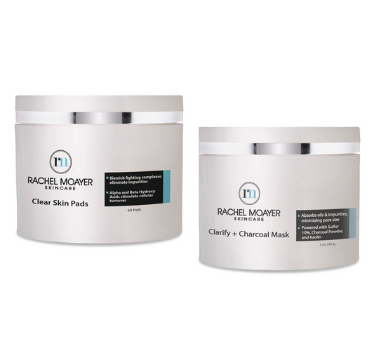 RM Clear Skin Pads + Clarify + Charcoal Mask