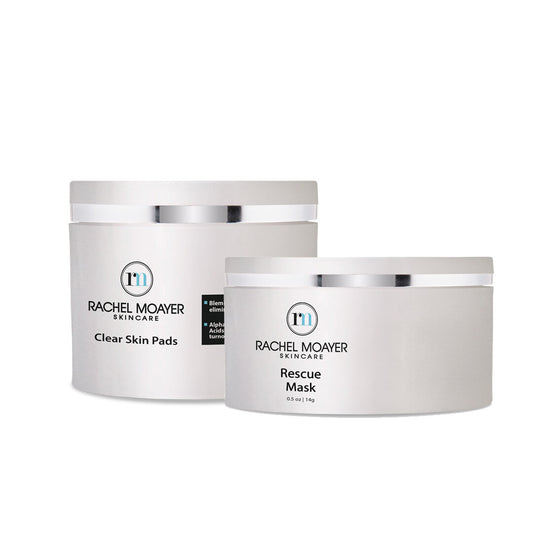 RM Clear Skin Pads + Rescue Mask