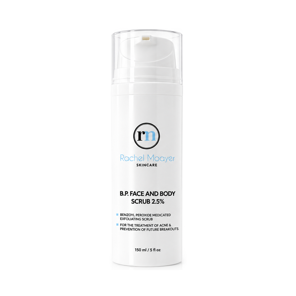 RM Benzoyl Peroxide Face and Body Scrub 2.5%