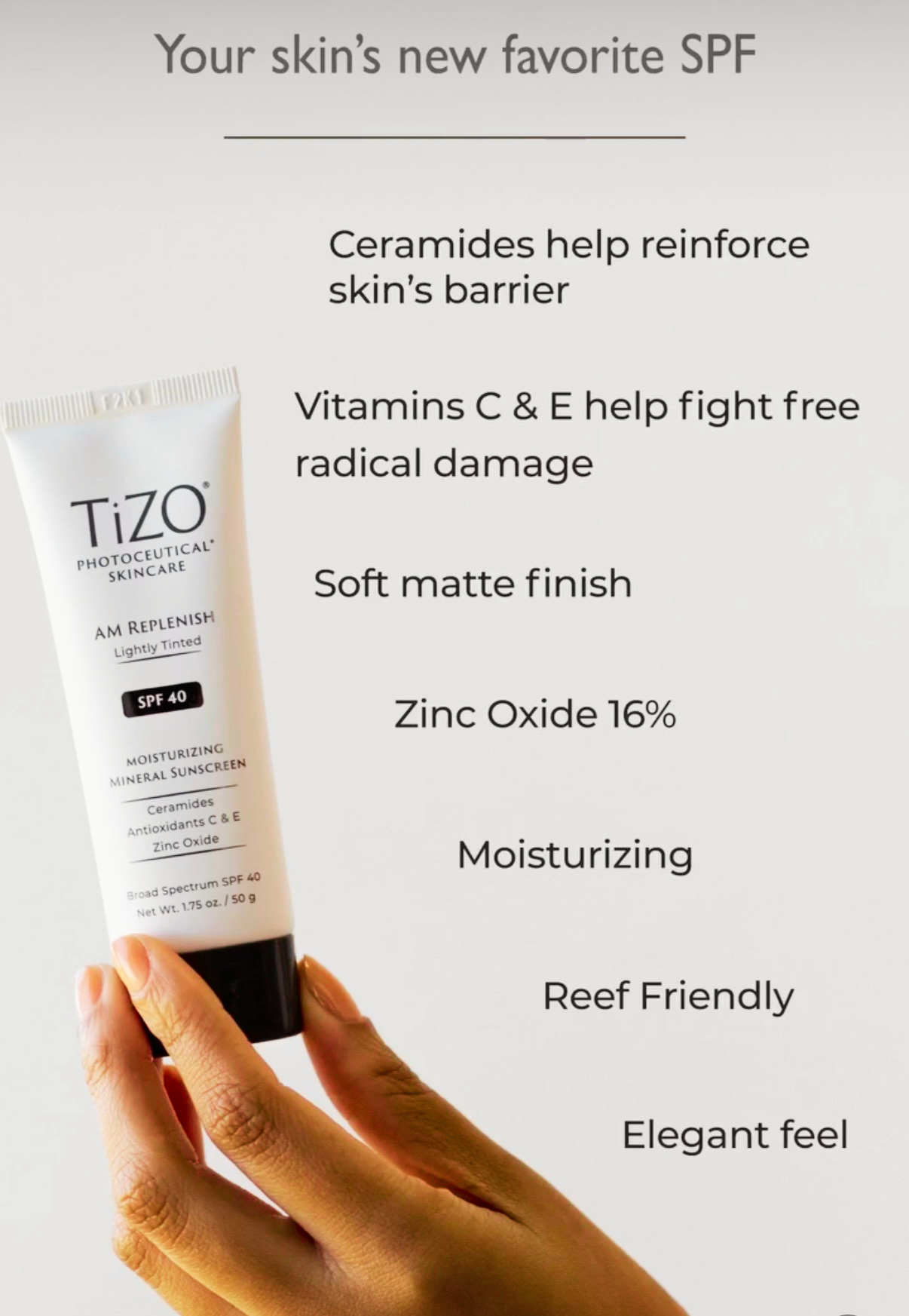 TIZO AM Replenish Lightly Tinted